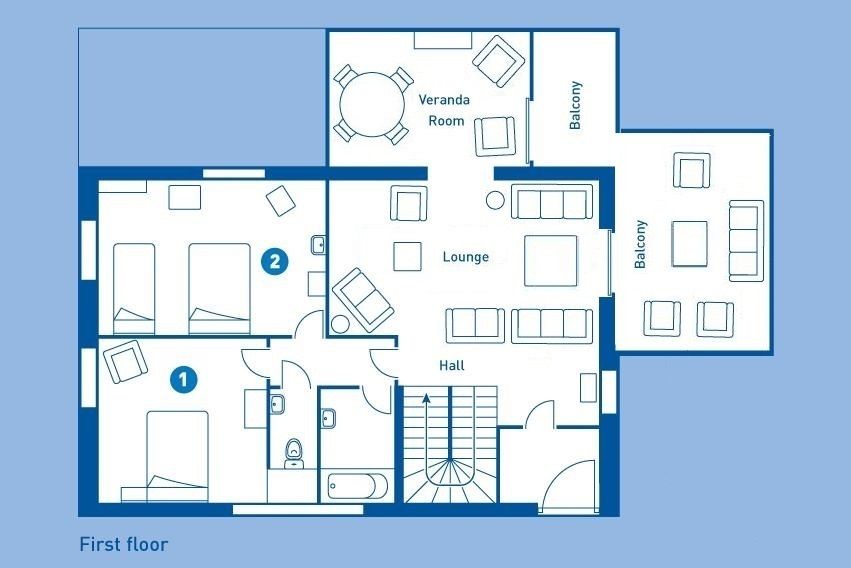 Chalet Rostaing Alpe d’Huez Floor Plan 2